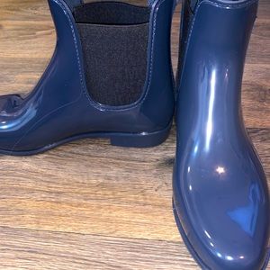 Women's Michael Kors Charm Gore Navy Rain Boots